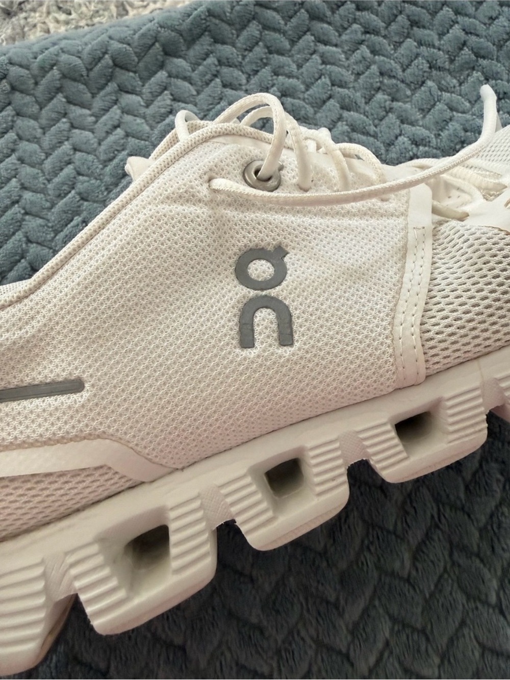 On Running White Women’s CloudTec Athletic Sneakers - Picture 2 of 3